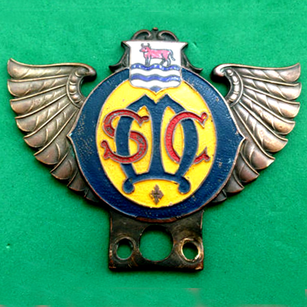 Morris Oxford car badge
